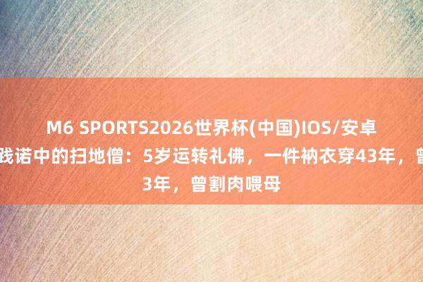 M6 SPORTS2026世界杯(中国)IOS/安卓官方下载 践诺中的扫地僧:5岁运转礼佛,一件衲衣穿43年,曾割肉喂母