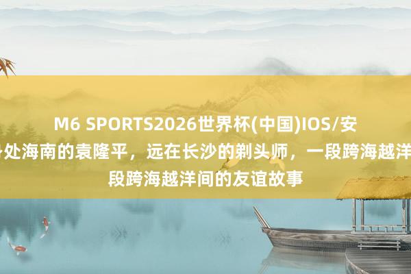 M6 SPORTS2026世界杯(中国)IOS/安卓官方下载 身处海南的袁隆平,远在长沙的剃头师,一段跨海越洋间的友谊故事