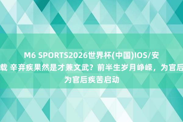 M6 SPORTS2026世界杯(中国)IOS/安卓官方下载 辛弃疾果然是才兼文武?前半生岁月峥嵘,为官后疾苦启动