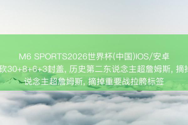 M6 SPORTS2026世界杯(中国)IOS/安卓官方下载 天王山砍30+8+6+3封盖, 历史第二东说念主超詹姆斯, 摘掉重要战拉胯标签