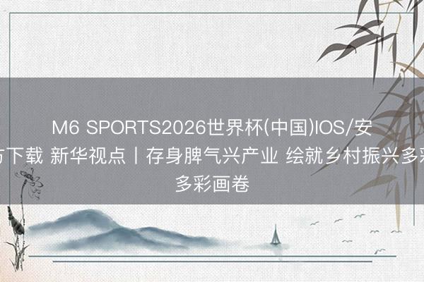 M6 SPORTS2026世界杯(中国)IOS/安卓官方下载 新华视点丨存身脾气兴产业 绘就乡村振兴多彩画卷