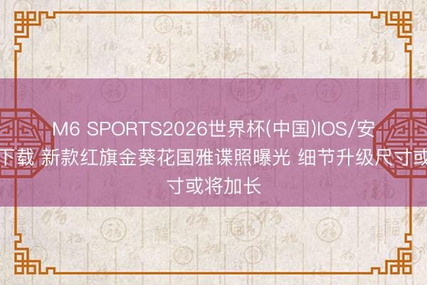 M6 SPORTS2026世界杯(中国)IOS/安卓官方下载 新款红旗金葵花国雅谍照曝光 细节升级尺寸或将加长