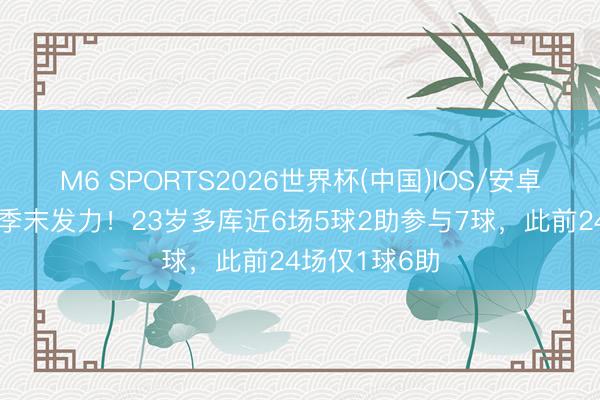 M6 SPORTS2026世界杯(中国)IOS/安卓官方下载 赛季末发力!23岁多库近6场5球2助参与7球,此前24场仅1球6助