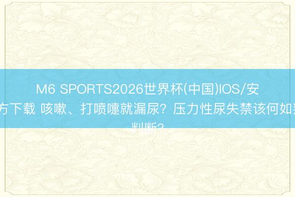 M6 SPORTS2026世界杯(中国)IOS/安卓官方下载 咳嗽、打喷嚏就漏尿?压力性尿失禁该何如判断?