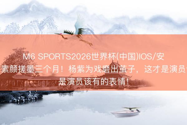 M6 SPORTS2026世界杯(中国)IOS/安卓官方下载 素颜搓墨三个月!杨紫为戏磨出茧子,这才是演员该有的表情!